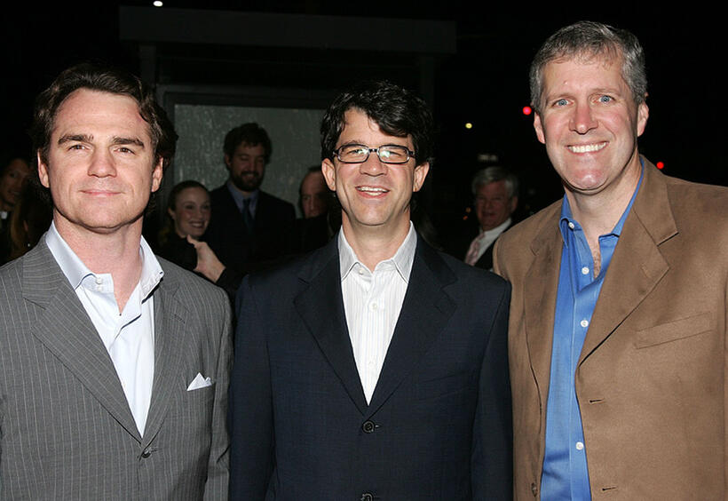 Marty Bowen, Wyck Godfrey and Mike Rich at the premiere of "The Nativity Story."