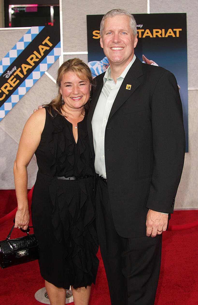 Mike Rich and Guest at the premiere of "Secretariat."