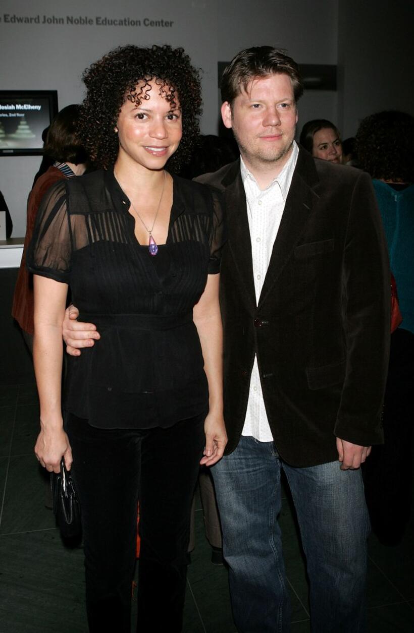 Gloria Reuben and Christopher Zalla at the opening night party of the 36th Annual New Directors / New Films Festival.