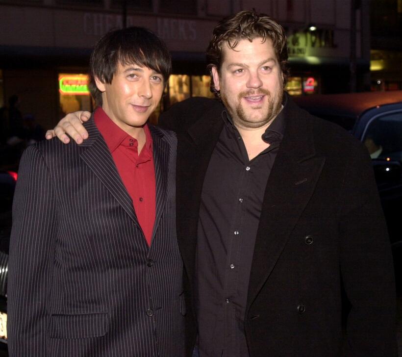 Paul Reubens and Director Ted Demme at the screening of "Blow."