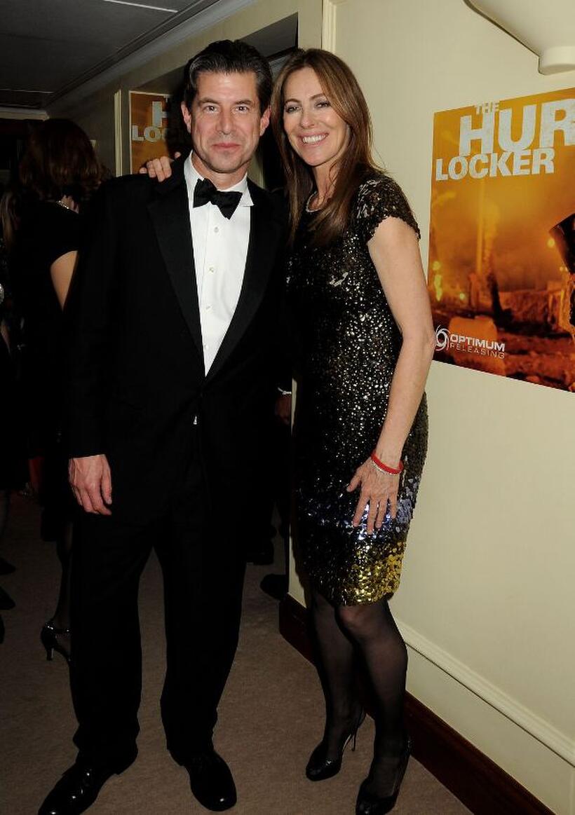 Kathryn Bigelow and Guest at the after party of BAFTA Soho House Grey Goose.