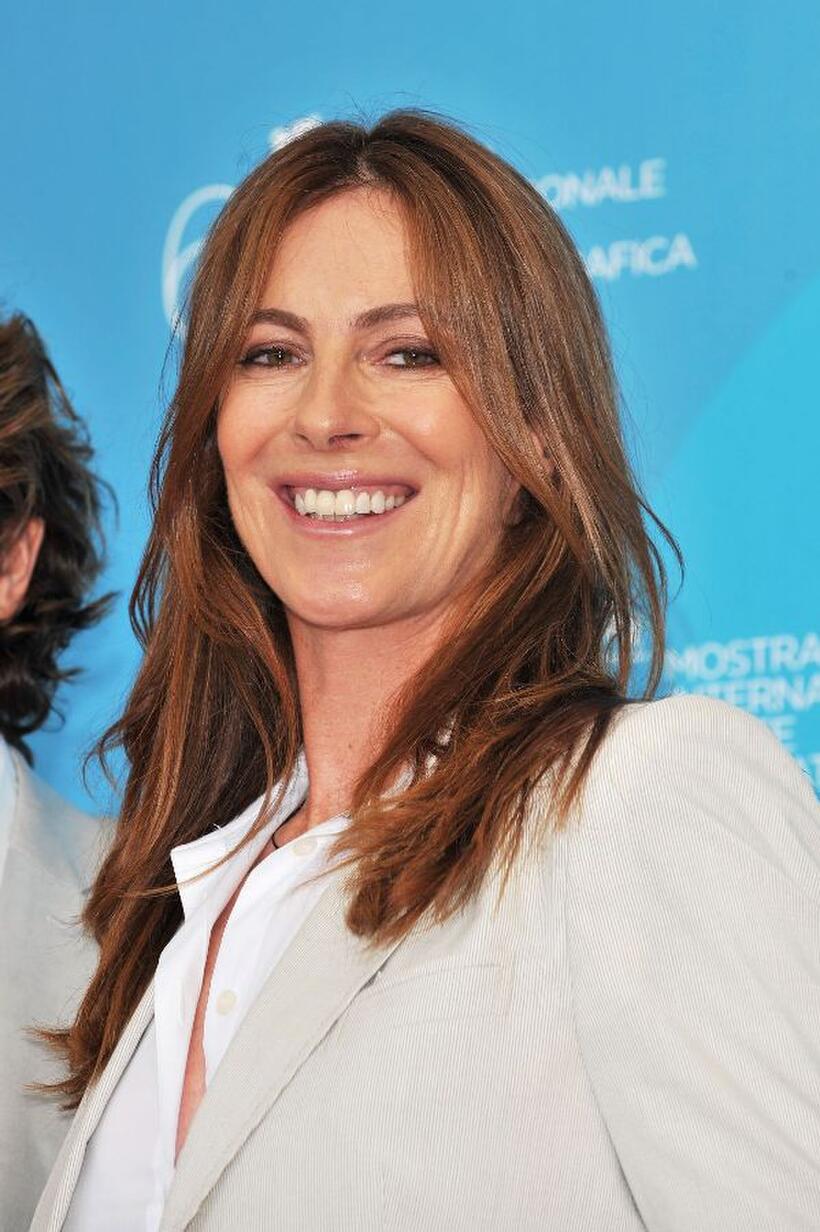 Kathryn Bigelow at the photocall of "The Hurt Locker" during the 65th Venice Film Festival.