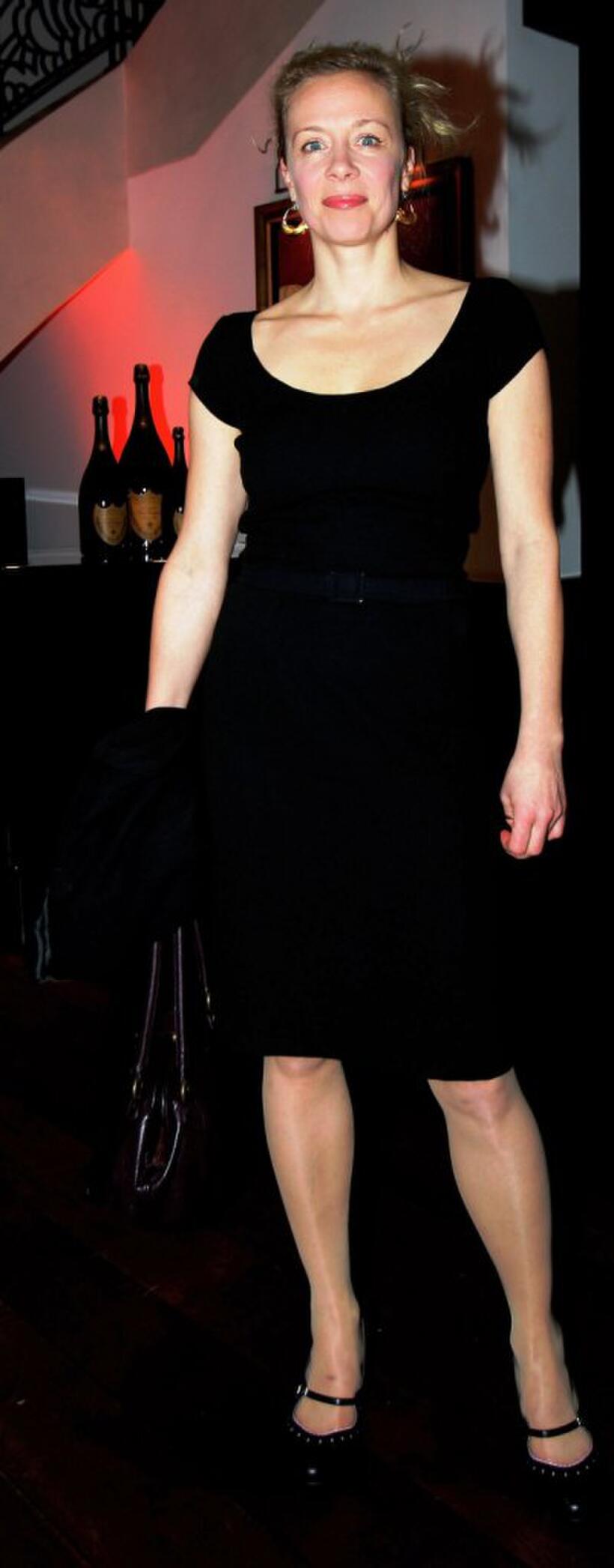 Katja Riemann at the Dom Perignon Salon party.