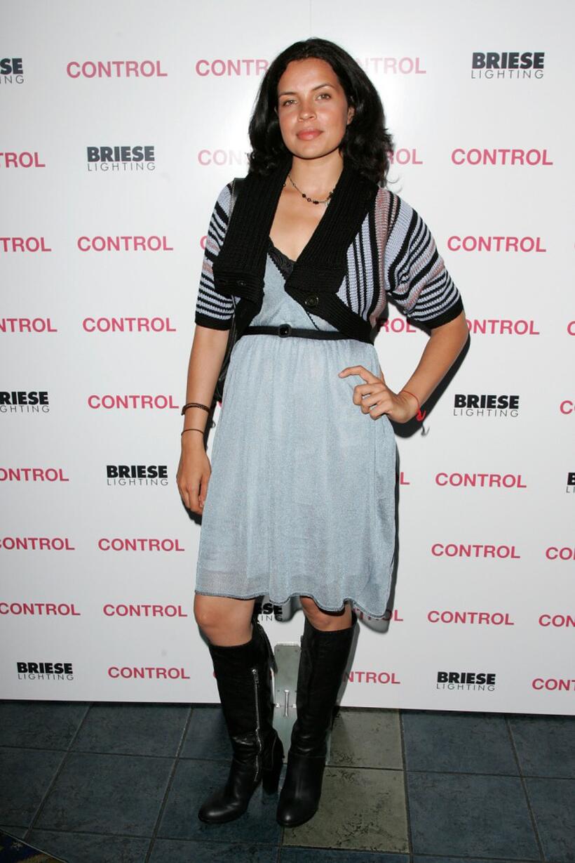 Zuleikha Robinson at the premiere of "Control."