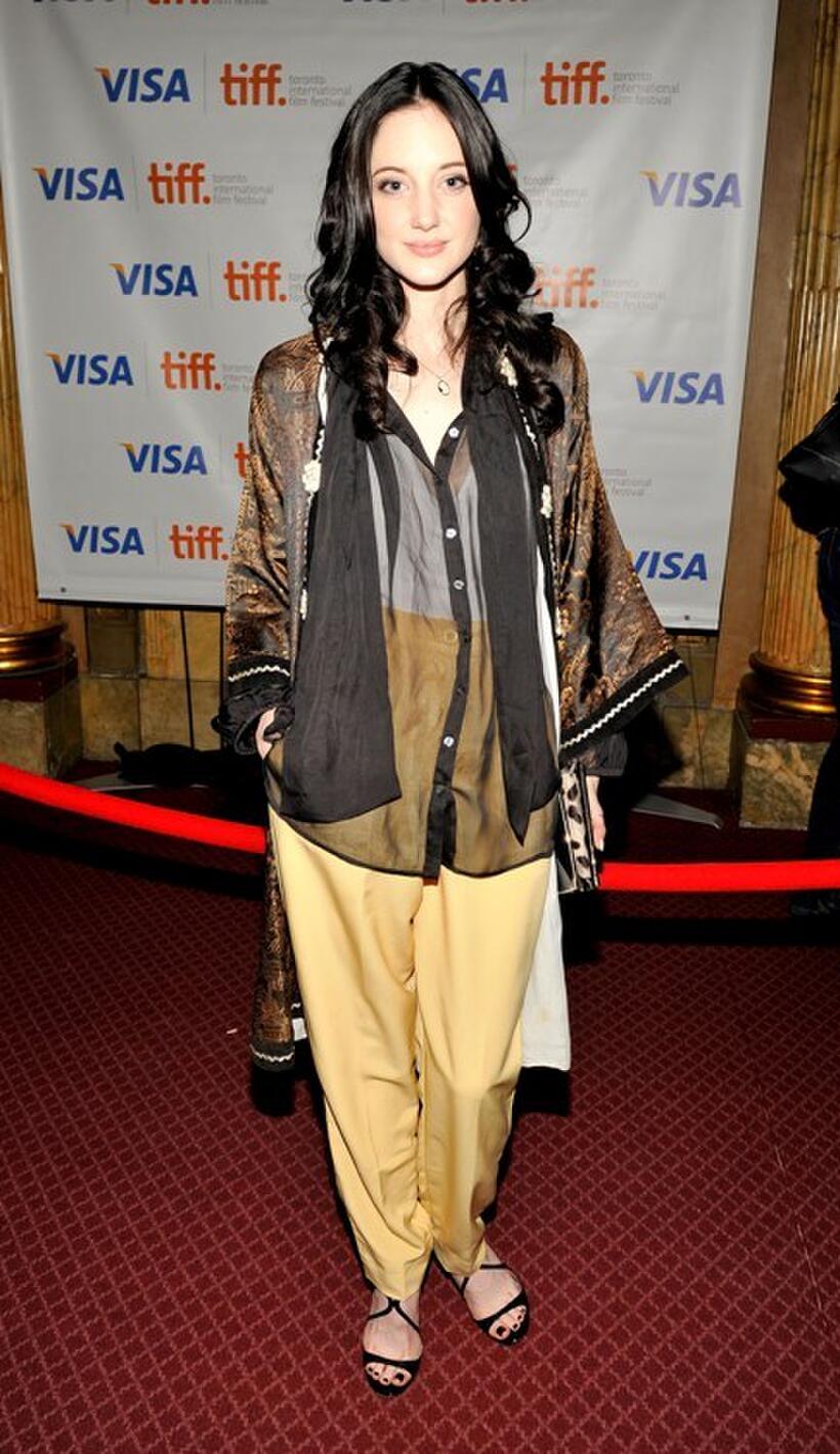 Andrea Riseborough at the premiere of "Made In Dagenham" during the 35th Toronto International Film Festival.