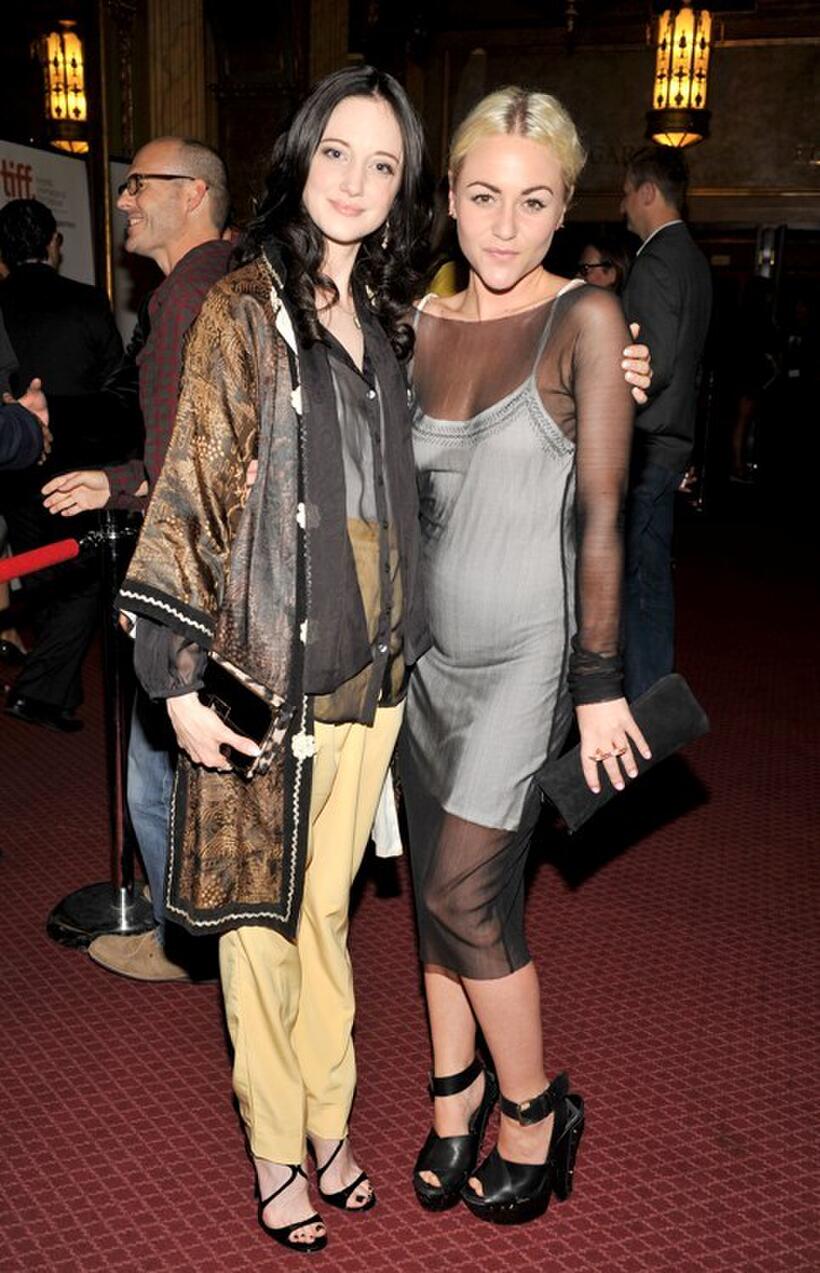Andrea Riseborough and Jaime Winstone at the premiere of "Made In Dagenham" during the 35th Toronto International Film Festival.