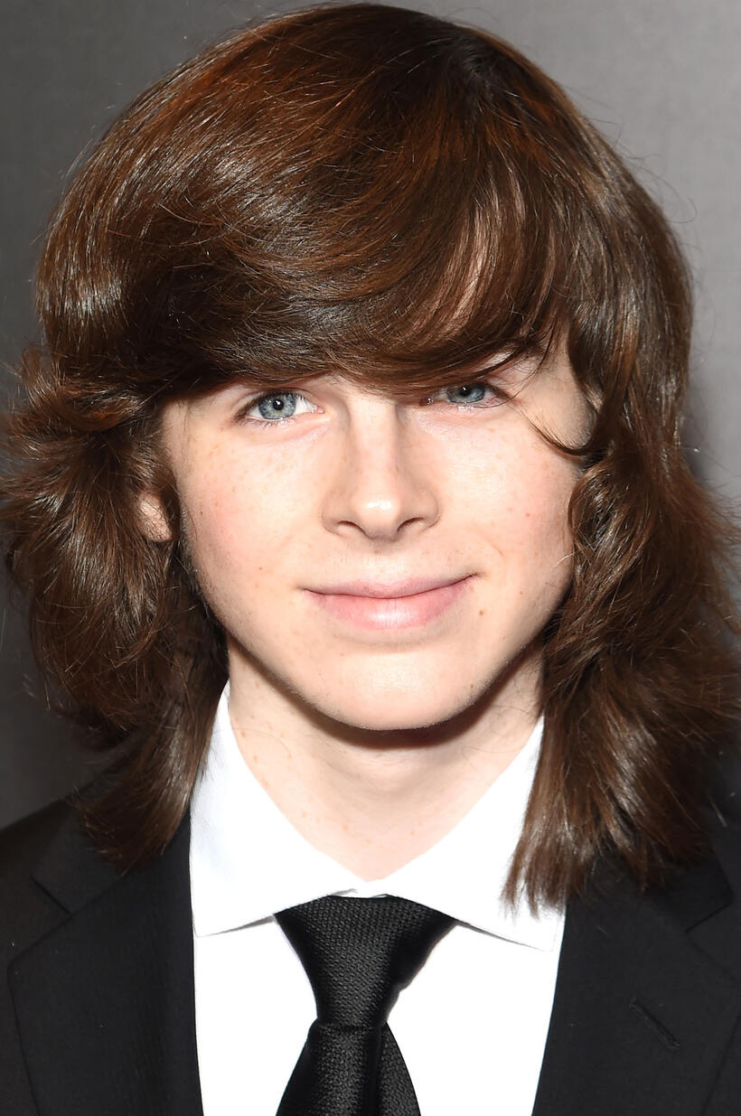 Chandler Riggs at "The Walking Dead" Season 6 Fan Premiere Event in New York City.