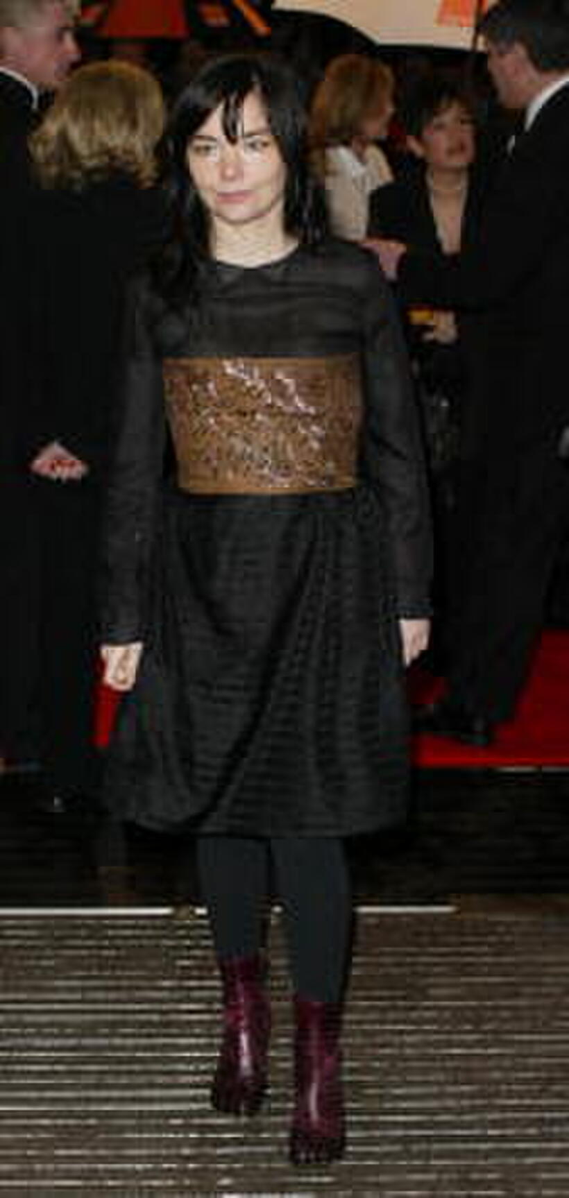 Bjork at the British Academy Film Awards.