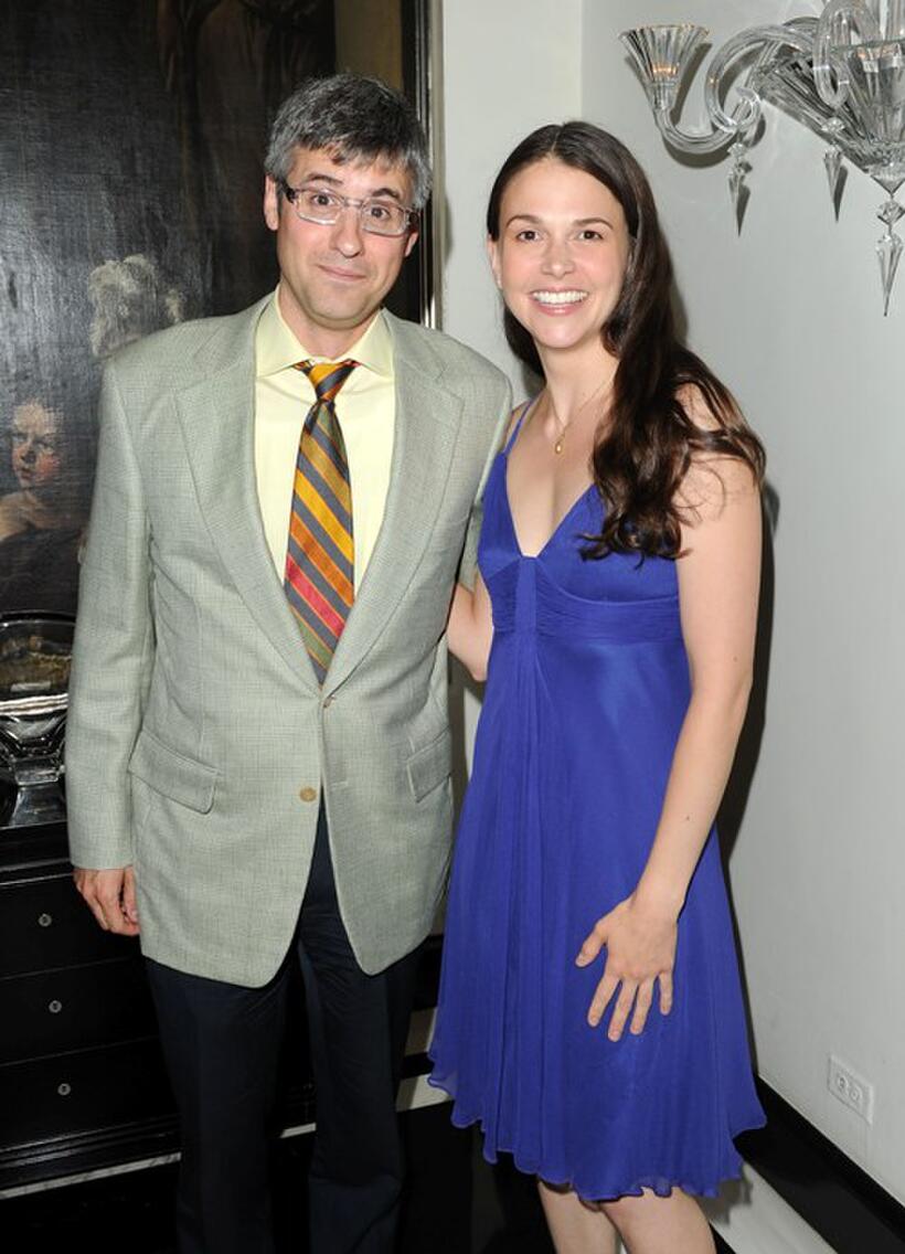 Mo Rocca and Sutton Foster at the opening night of "Sutton Foster."