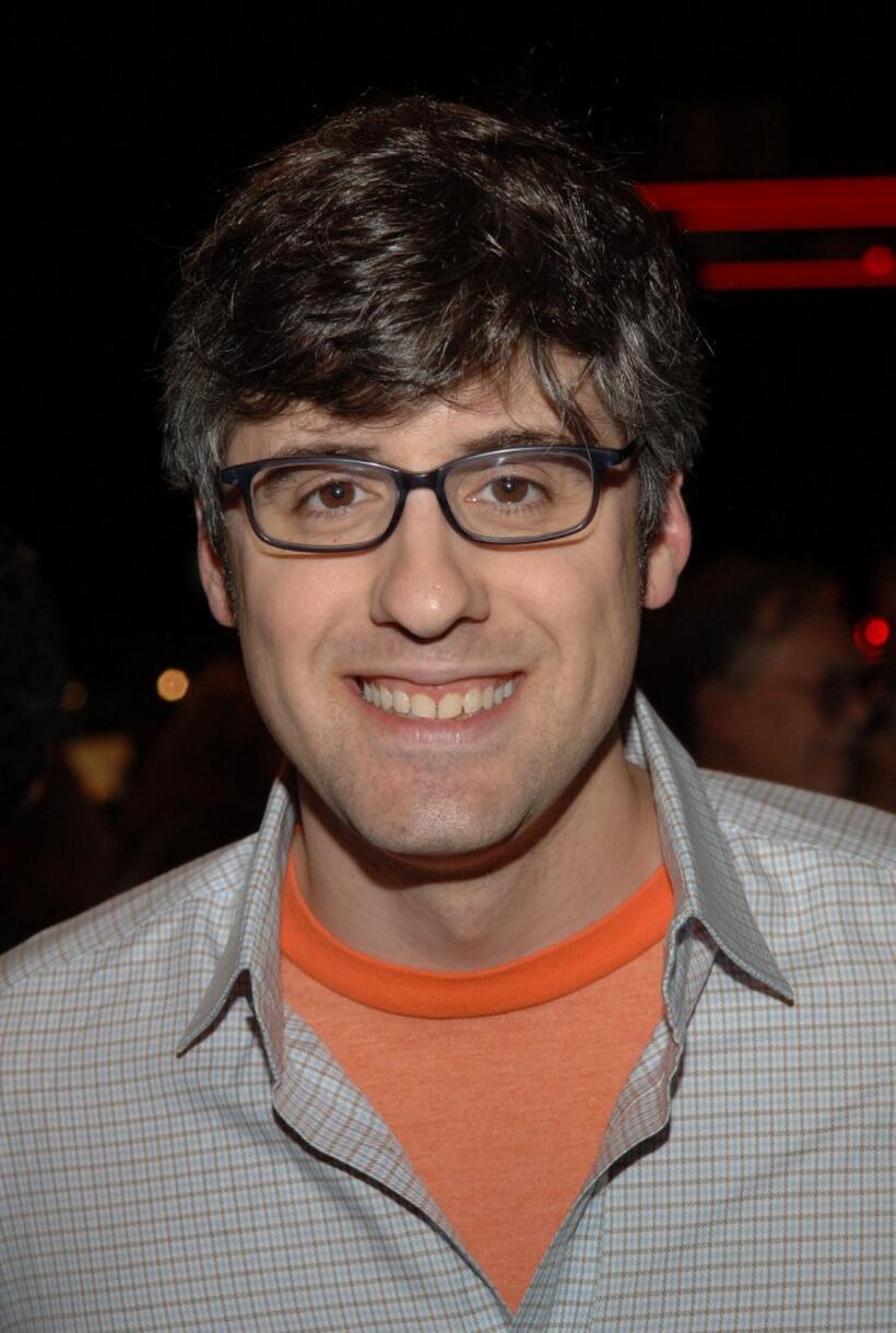 Mo Rocca at the opening of "Absurd Person Singular."