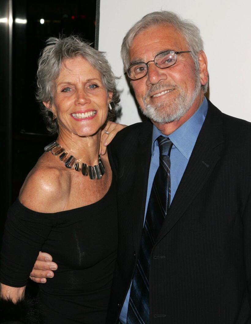 Alex Rocco and wife Shannon Wilcox at the premiere of "Find Me Guilty".