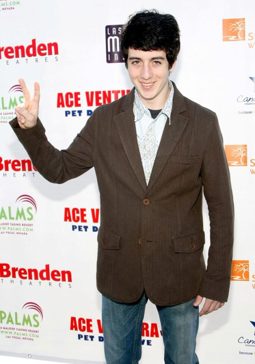 Austin Rogers at the premiere of "Ace Ventura Jr: Pet Detective."
