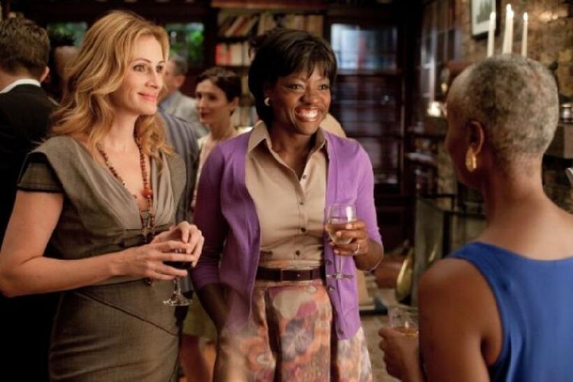 Julia Roberts as Liz Gilbert and Viola Davis as Delia Shiraz in "Eat, Pray, Love."