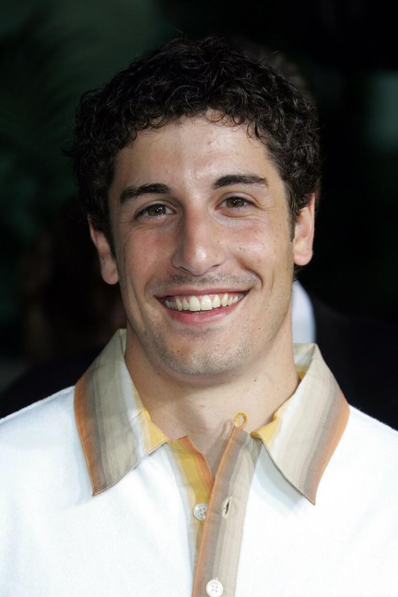 Jason Biggs at the Hollywood premiere of "The 40 Year-Old Virgin".
