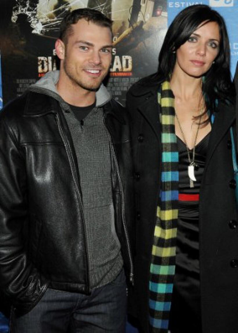 Shawn Roberts and Michelle Morgan at the premiere of "Diary of the Dead" during the 2008 Sundance Film Festival.