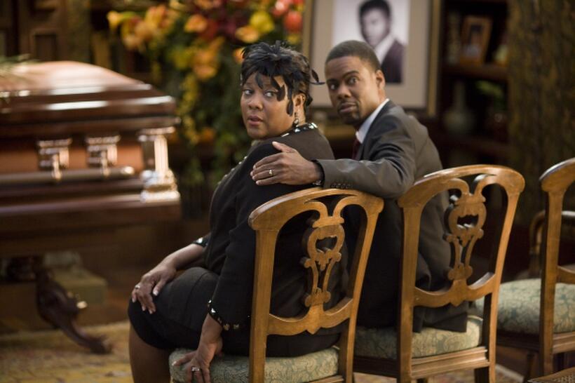 Loretta Devine and Chris Rock in "Death at a Funeral."