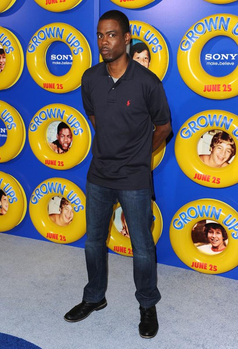 Chris Rock at the New York premiere of "Grown Ups."