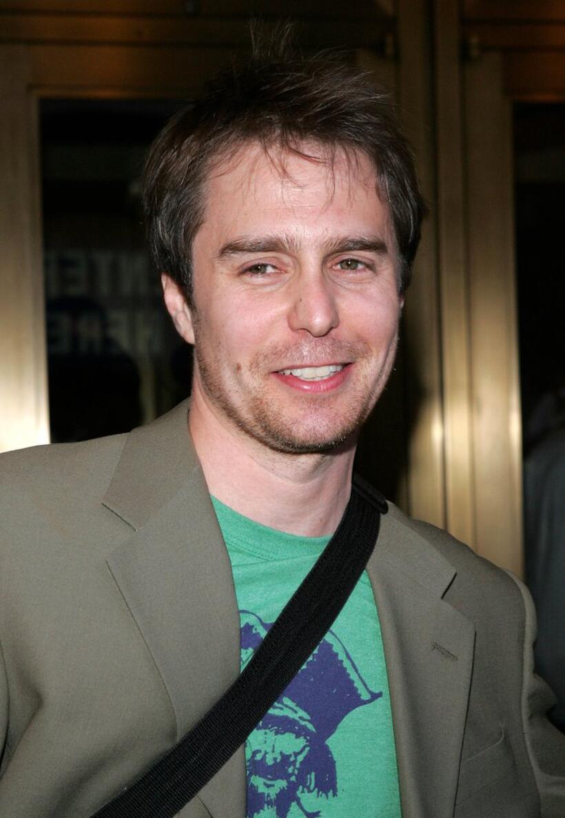 Sam Rockwell at the opening night of "Three Days of Rain".