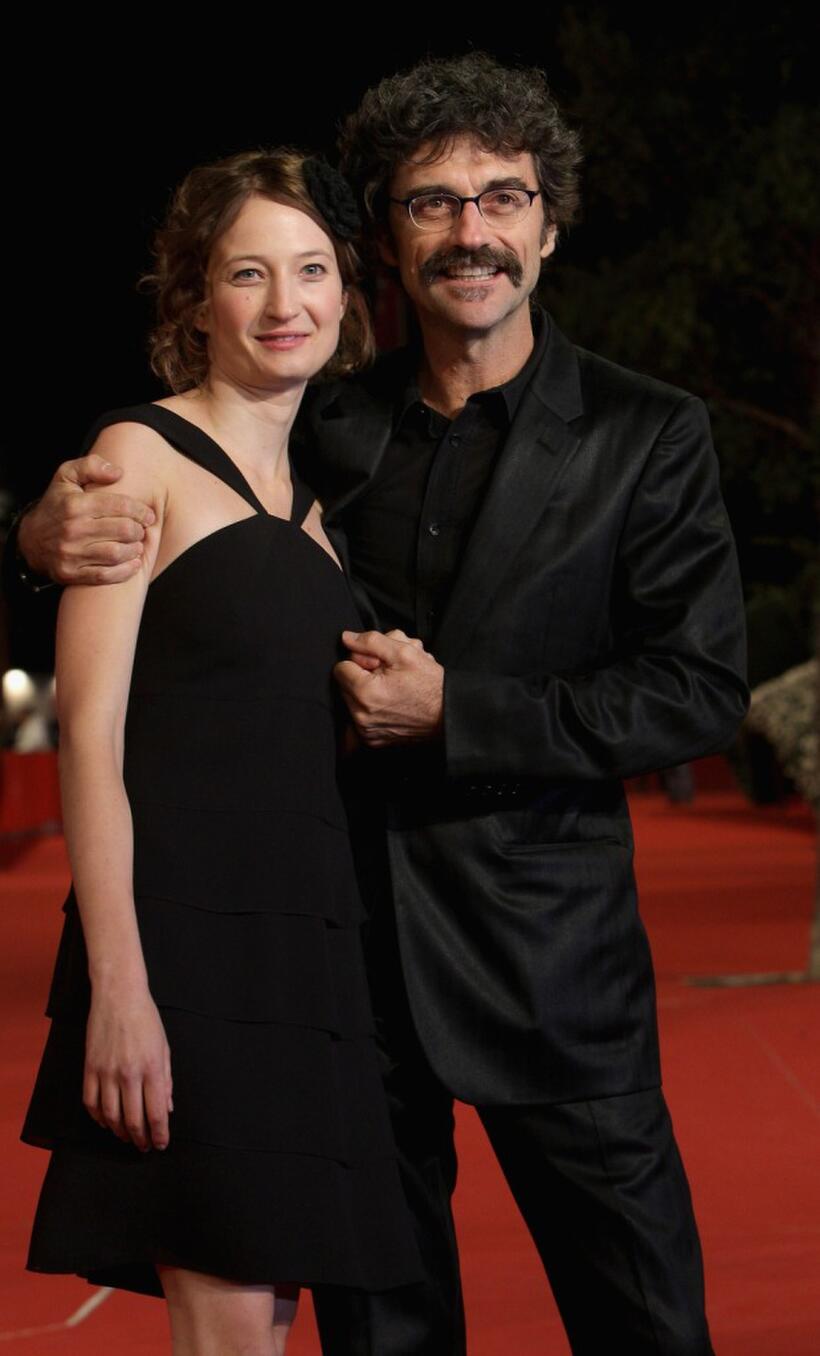 Alba Rohrwacher and Silvio Soldini at the premiere of "Giorni E Nuvole" during the 2nd Rome Film Festival.