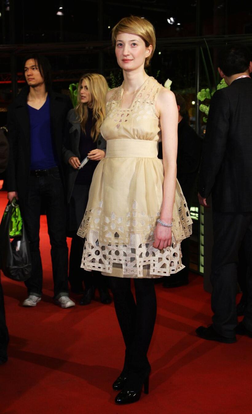 Alba Rohrwacher at the presentation of European "Shooting Stars" during the 59th Berlin Film Festival.