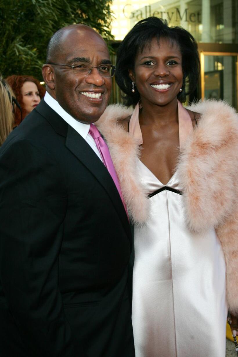 Al Roker and Deborah Roberts at the Metropolitan Opera 2006-2007 season opening night.