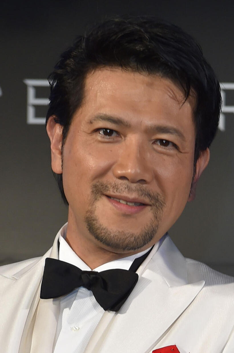 Tetsuya Bessho at the after party for an event celebrating the OMEGA SPECTRE Japan release in Tokyo.