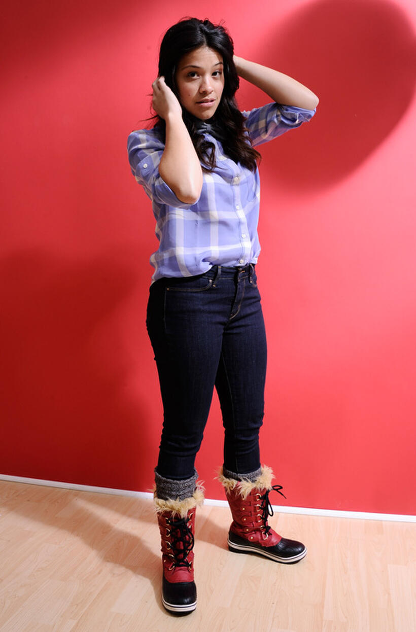 Gina Rodriguez at the portrait of "Filly Brown" during the 2012 Sundance Film Festival.