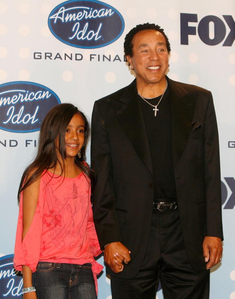 Lyric and Smokey Robinson at the American Idol Season 6 Finale.