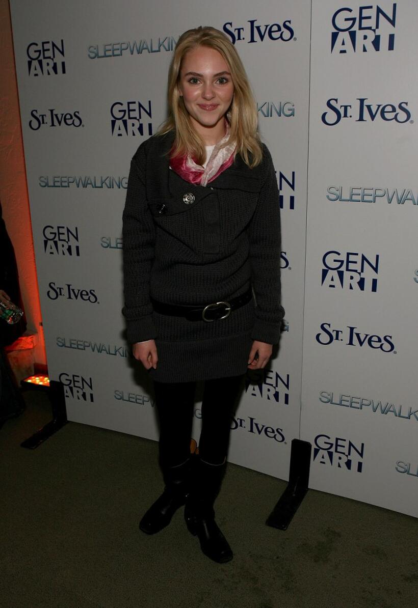 AnnaSophia Robb at the party of "Sleepwalking" during the 2008 Sundance Film Festival.