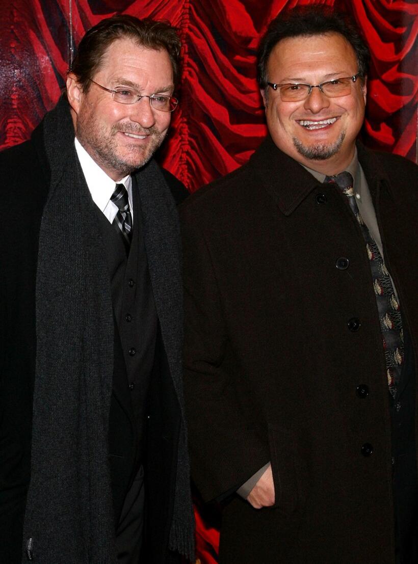 Stephen Root and Wayne Knight at the Broadway opening night of "Gypsy."