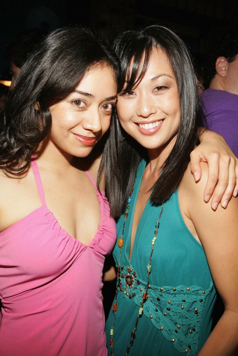 Aimee Garcia and Nicole Bilderback at the screening of "Cruel World."