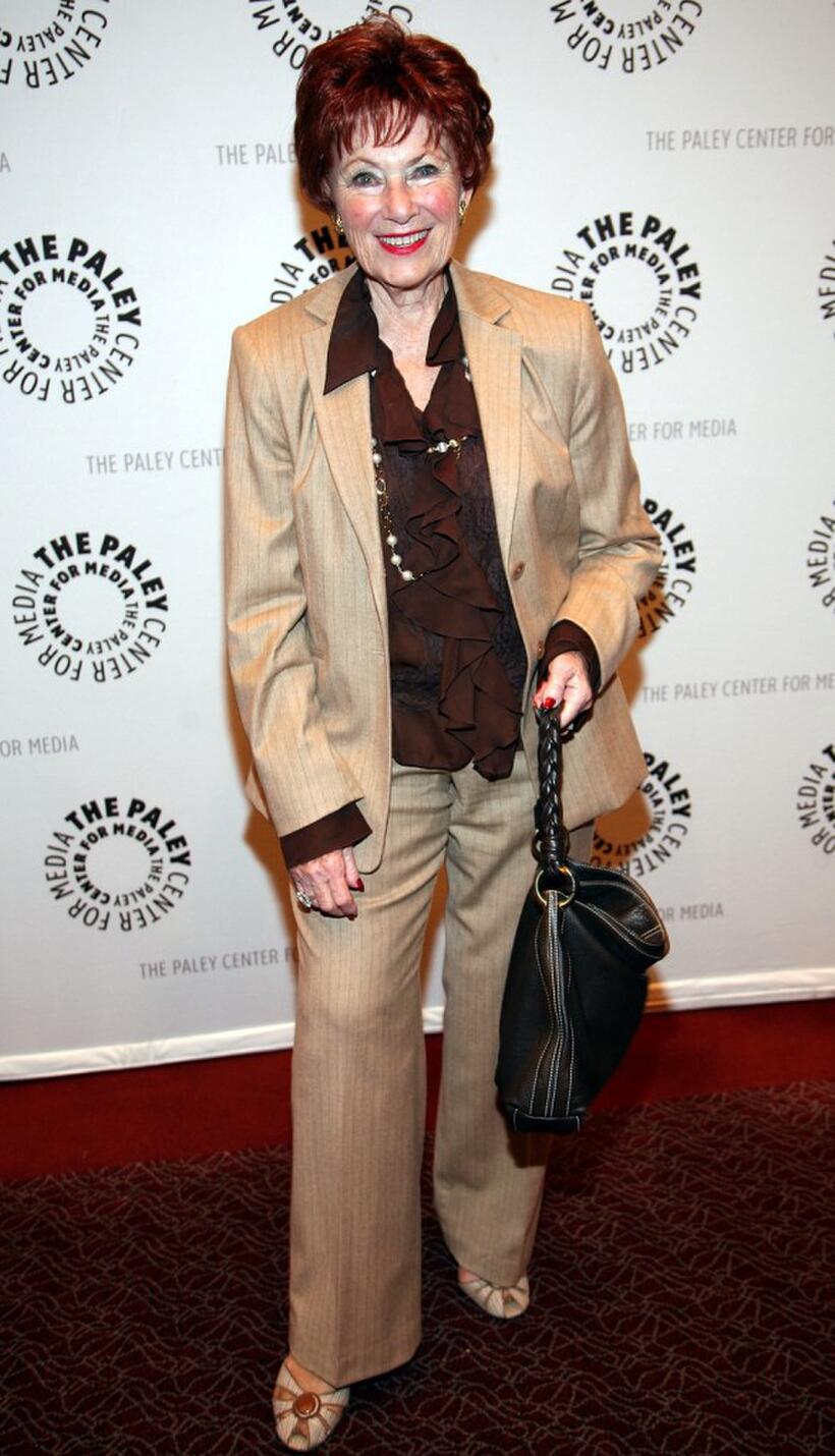 Marion Ross at the panel discussion celebrating Gary David Goldberg's autobiography "Sit, Ubu, Sit."