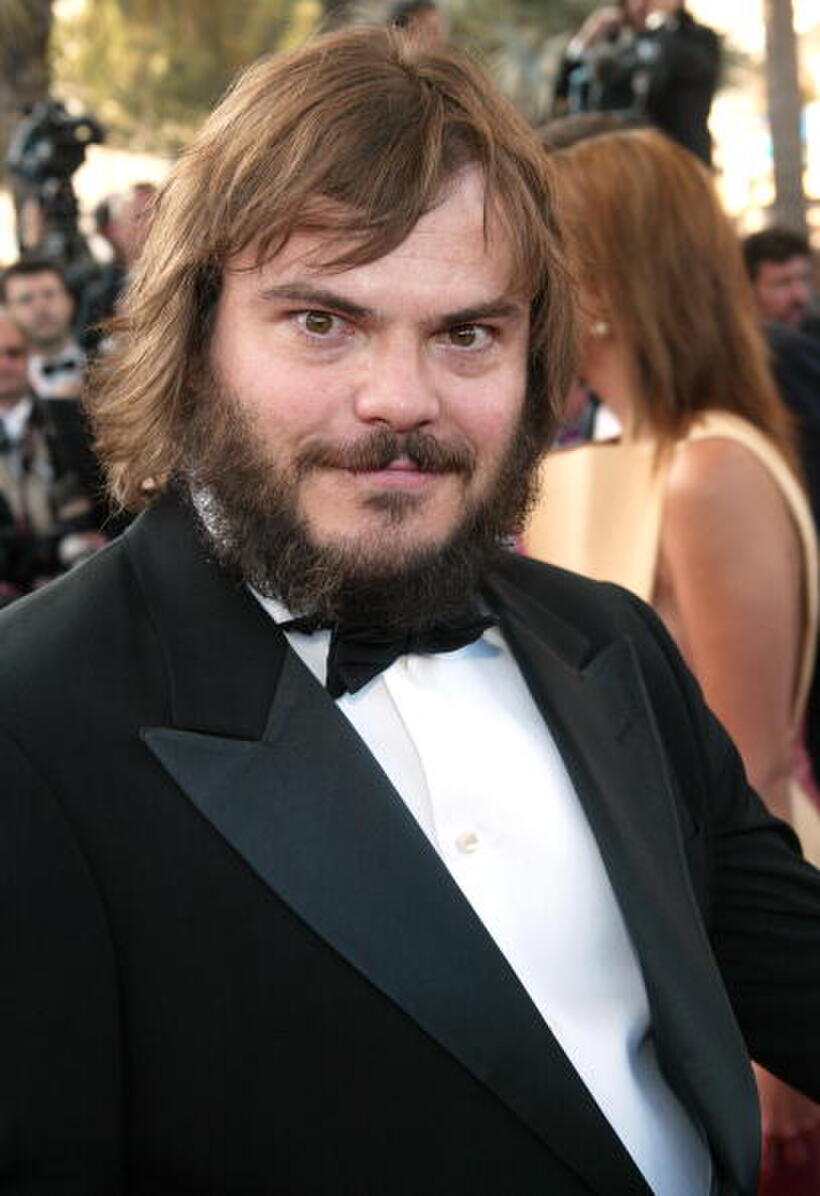 Jack Black at the screening of “Shrek 2” in Cannes, France. 