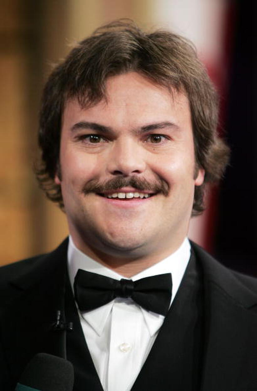 Jack Black at MTV's Total Request Live in New York City. 