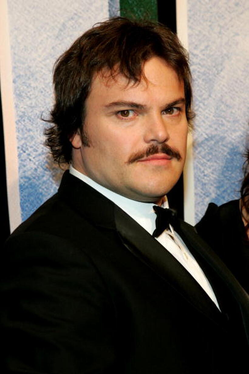 Jack Black at the premiere of “King Kong” in New York City.