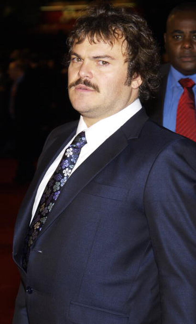 Jack Black at the premiere of “King Kong” in London.