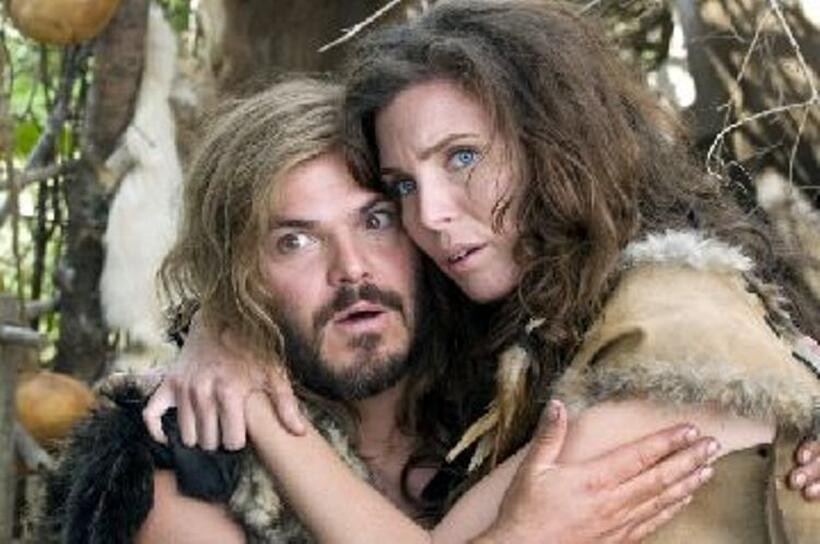 Jack Black and June Raphael in "Year One."