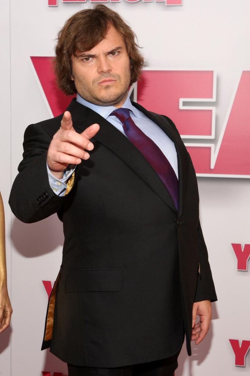 Jack Black at the New York premiere of "Year One."