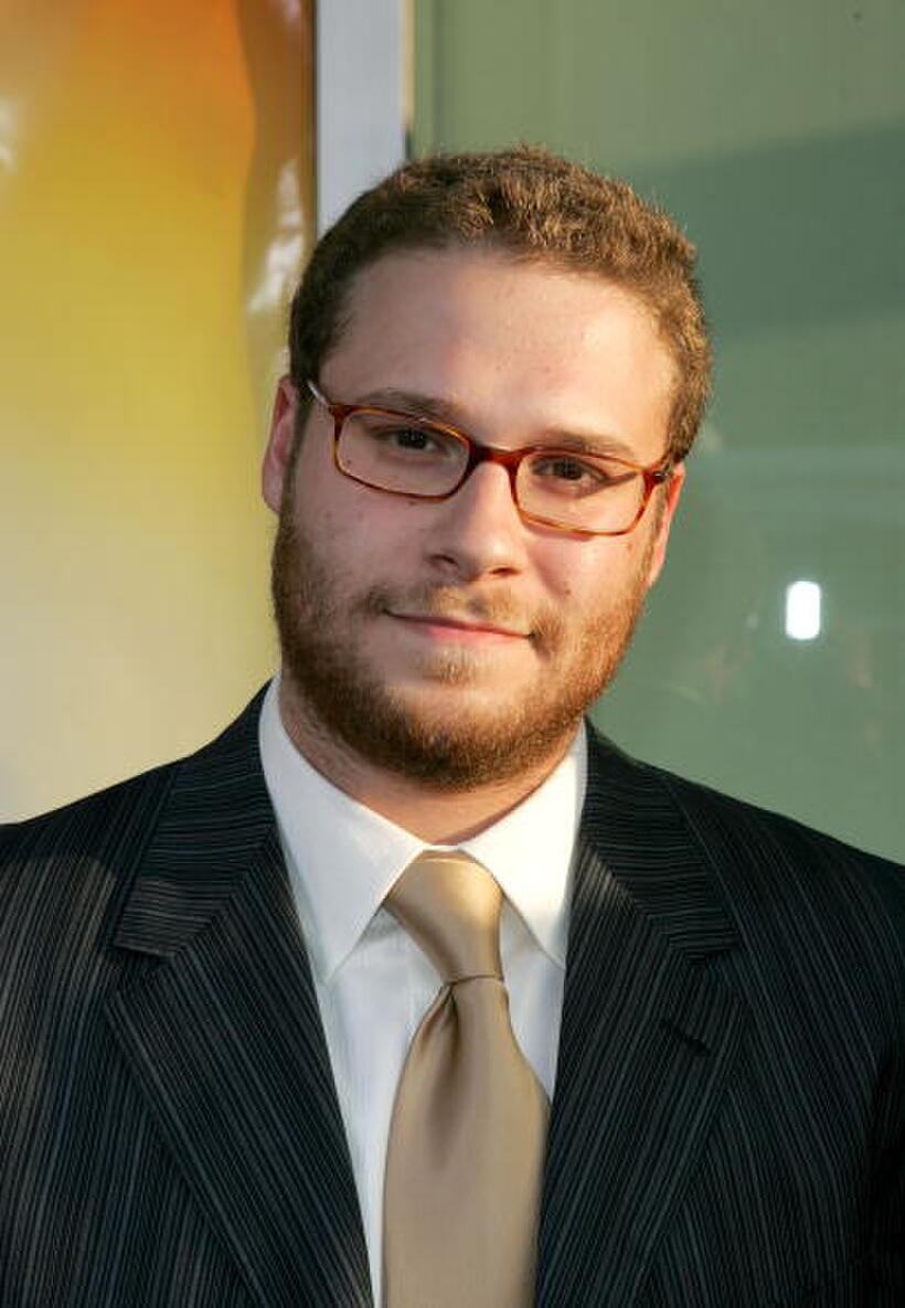 Seth Rogen at the Hollywood premiere of "The 40 Year-Old Virgin."