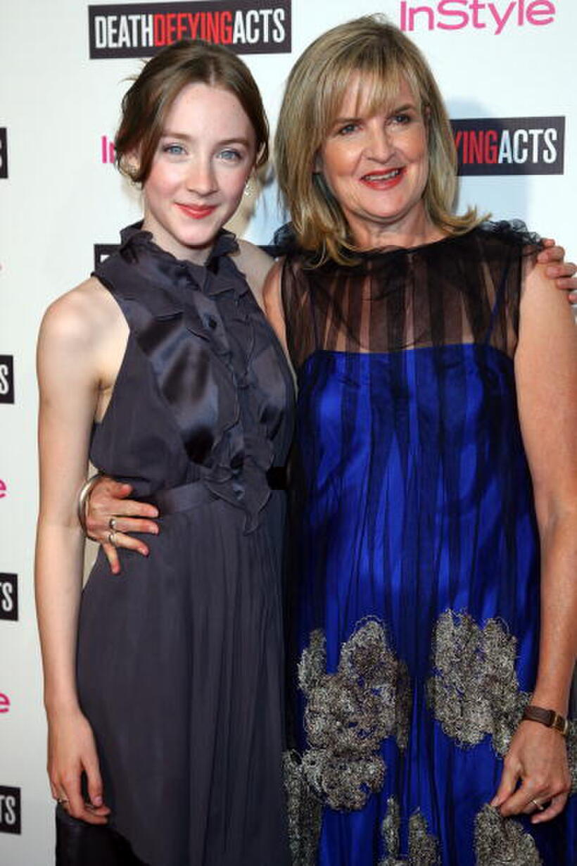 Saoirse Ronan and director Gillian Armstrong at the Australian premiere of "Death Defying Acts." 