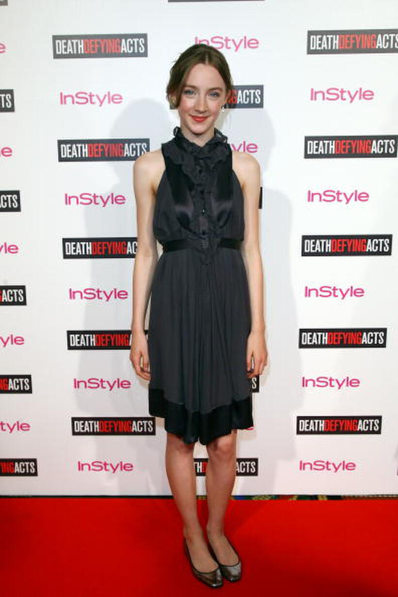 Saoirse Ronan at the Australian premiere of "Death Defying Acts." 