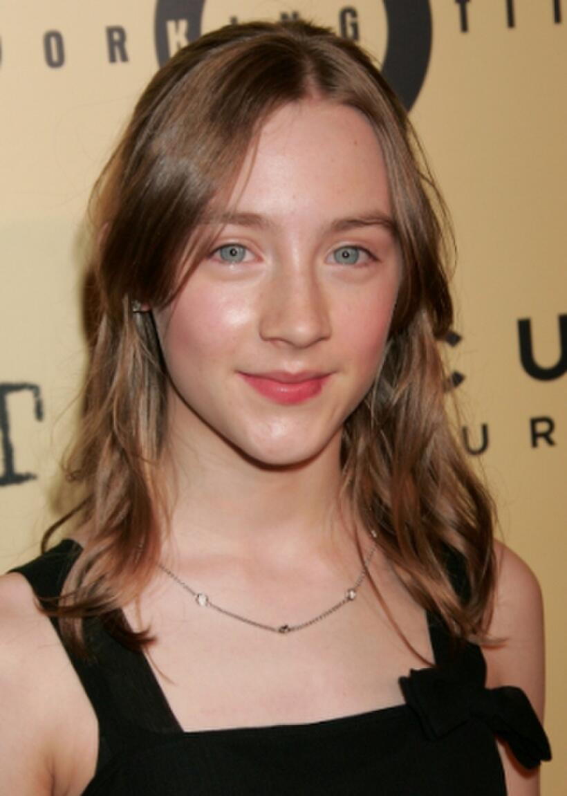 Saoirse Ronan at the premiere of "Atonement."