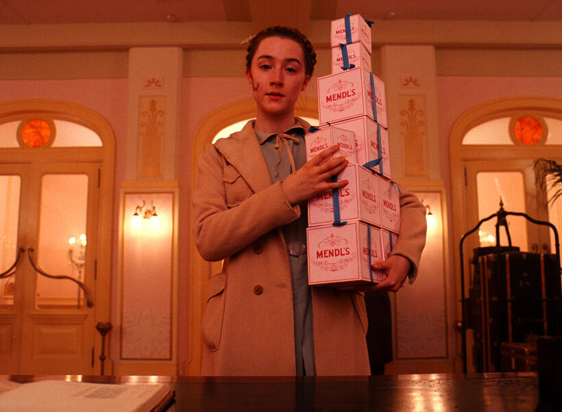 Saoirse Ronan as Agatha in "The Grand Budapest Hotel."