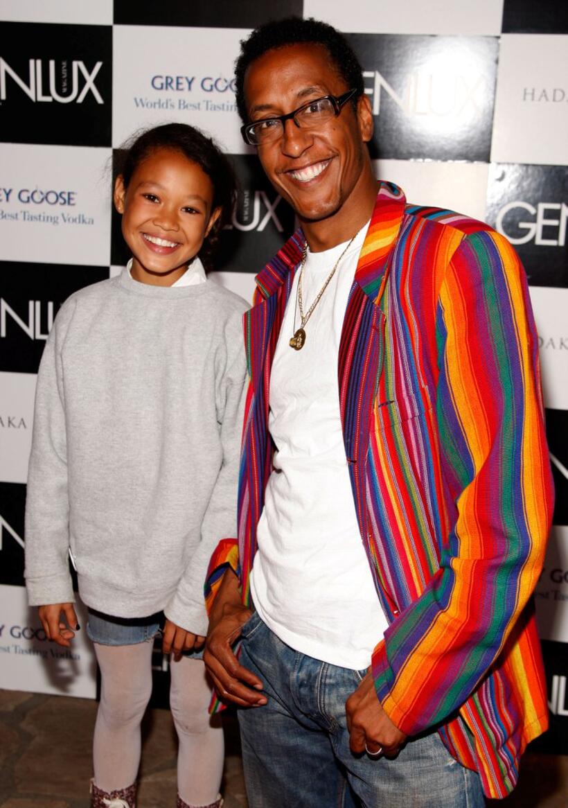 Stella Royo and Andre Royo at the Photographer Marc Baptiste "Nudes" Photography Exhibition.