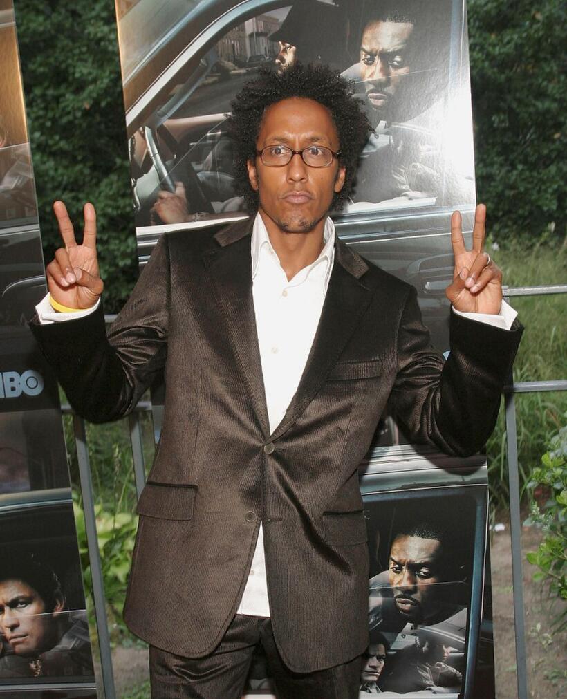 Andre Royo at the premiere of "The Wire."