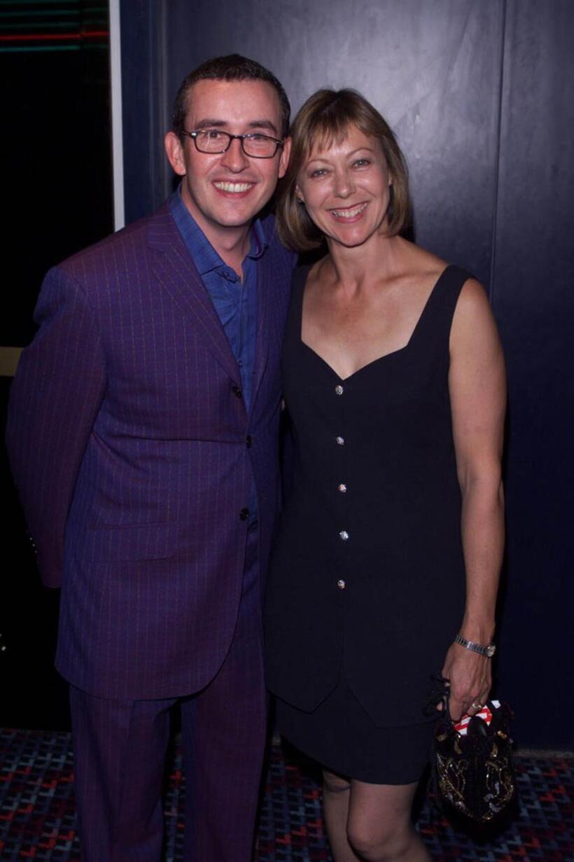 Jenny Agutter and Steve Coogan at the premiere party of "parole Officer".
