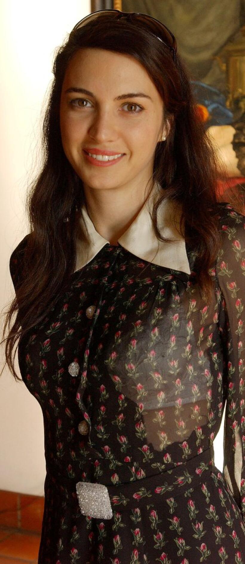 Shiva Rose at the Los Angeles debut of designer Alexander McQueen's Spring/Summer 2004 Collection.