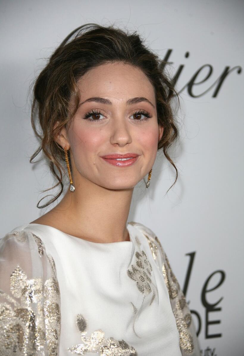 Emmy Rossum at the launch of the new book entitiled "Style A To Zoe" by fashion stylist Rachel Zoe.