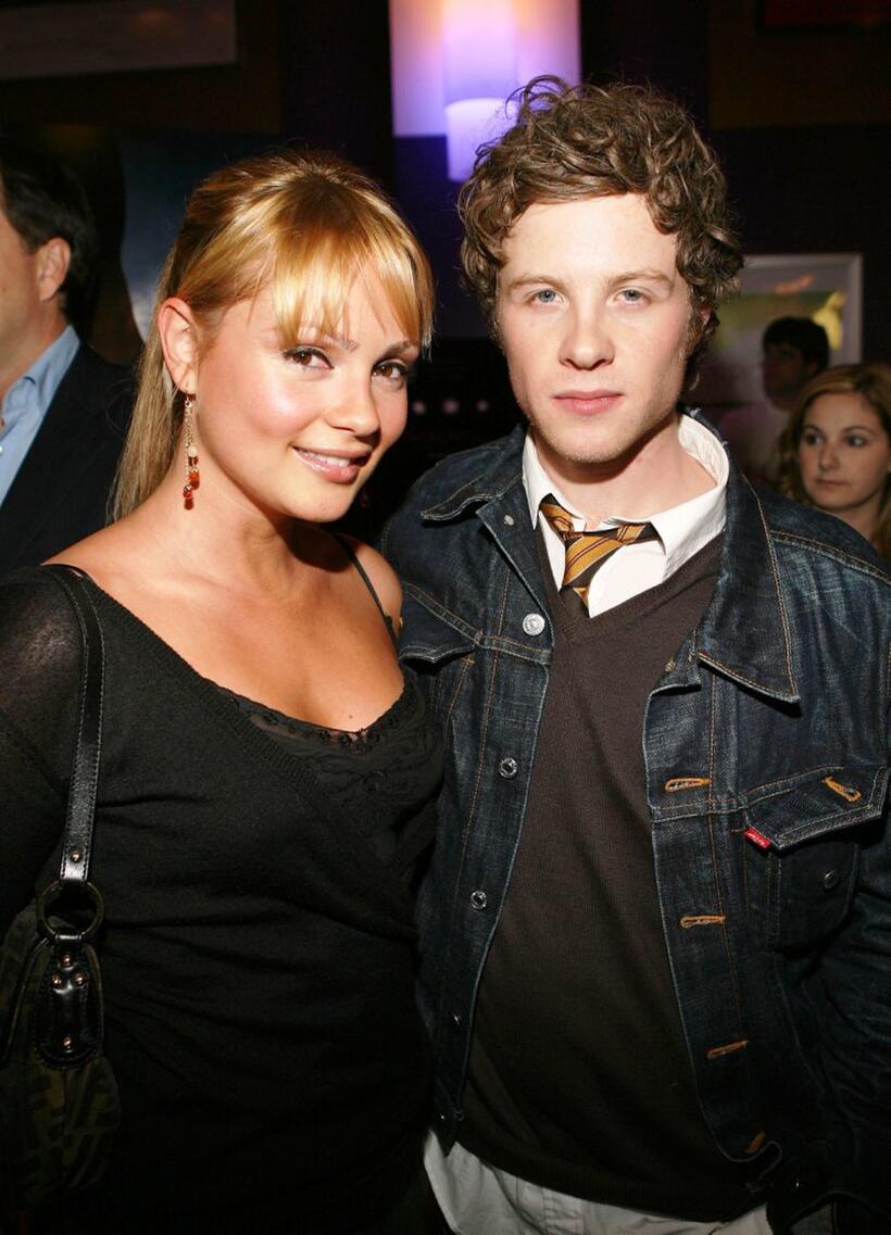 Beatrice Rosen and Ashton Holmes at the premiere of "Peaceful Warrior."