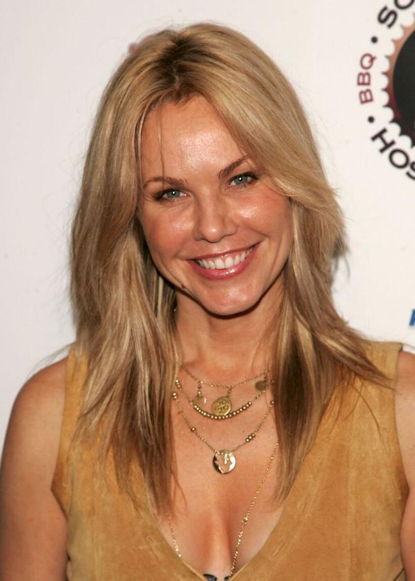 Andrea Roth at the grand opening of the new restaurant Southern Hospitality.
